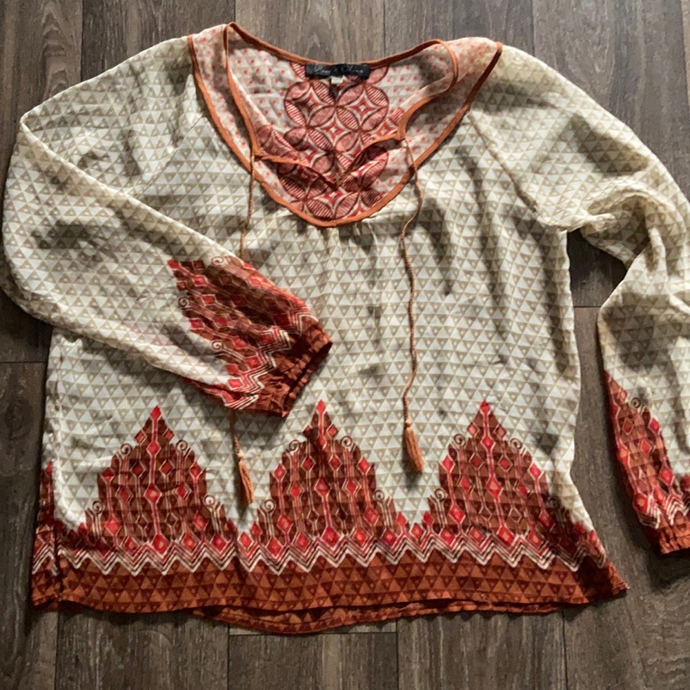 Rose and Olive blouse